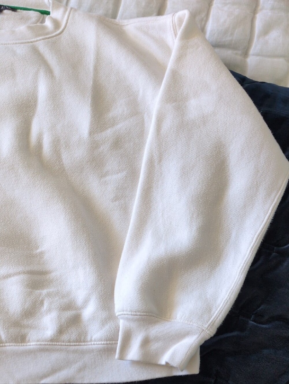 J. Crew White Crewneck Sweatshirt, Small - Picture 3 of 15
